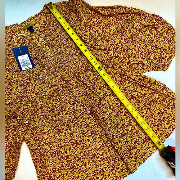 Universal Thread Top Puff Sleeve Prairie Shirt New with Tags Size XS - Picture 5 of 15